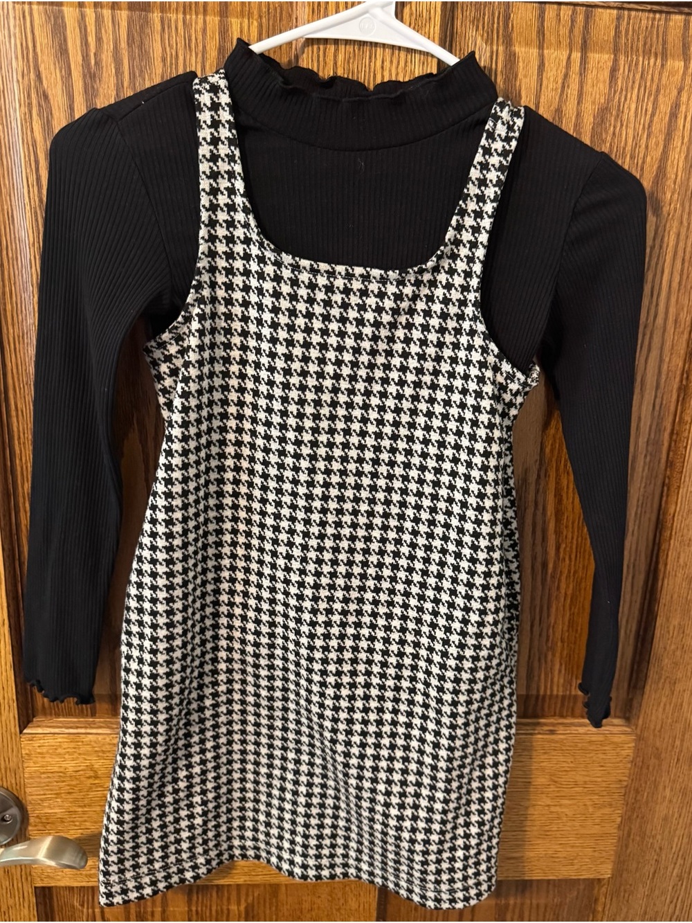 Girls Dress & Long Sleeve Shirt Set